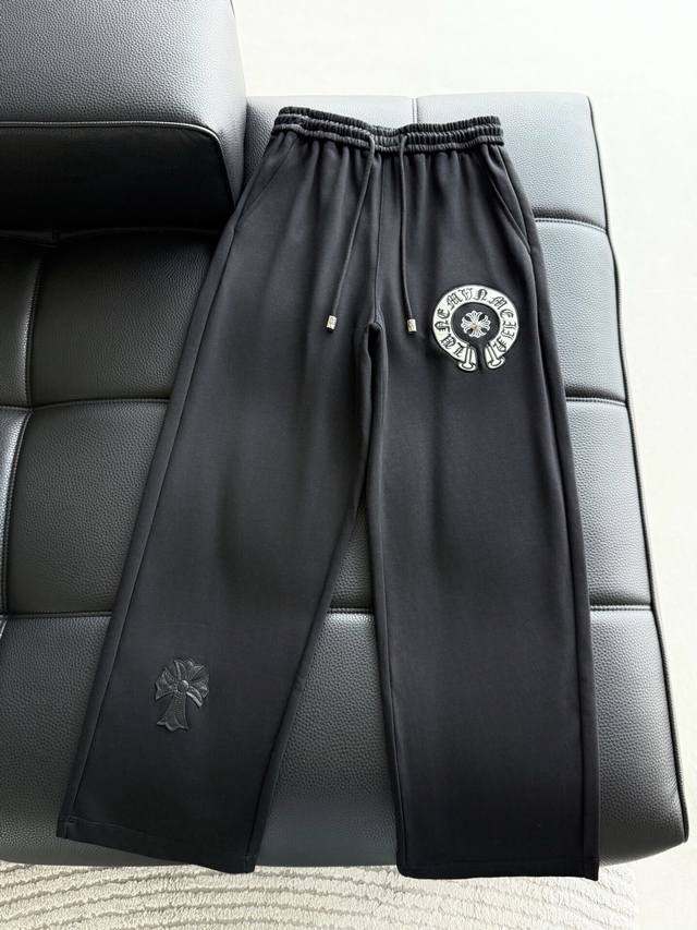 Chromehearts terry cloth trousers, quality guaranteed! Clearly visible weave, so