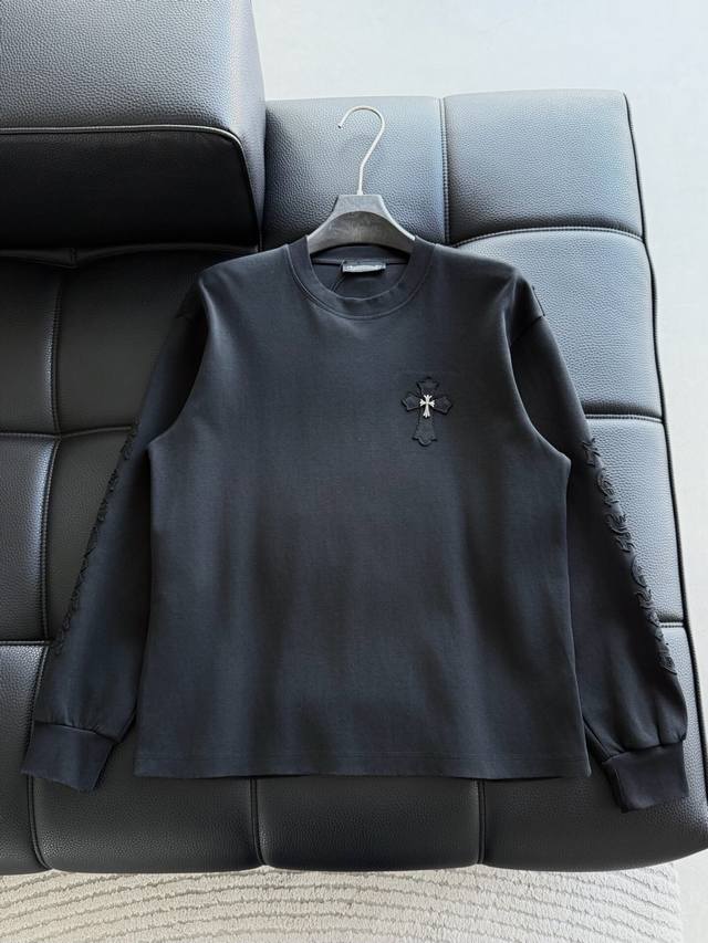 Chrome Hearts new Ch cross horseshoe Chrome Hearts Sanskrit 3D appliqu