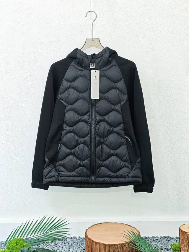 Pure Original Premium Alo Winter Women's Fleece-Lined White Duck Down Stand Coll