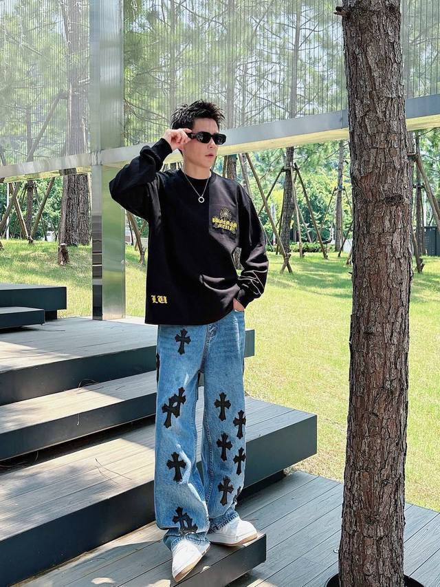 Chrome Hearts New Arrival, Latest Retail Style, Long-Sleeved High-End Custom Des