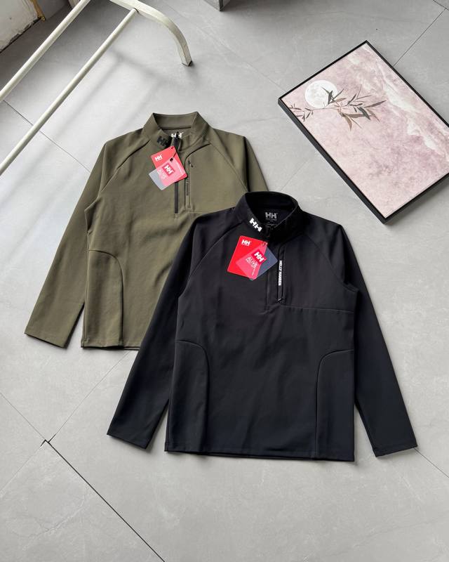 Supply, Control# Haili Hansen 2025 Autumn New Half-Pullover Crew Neck Long Sleev