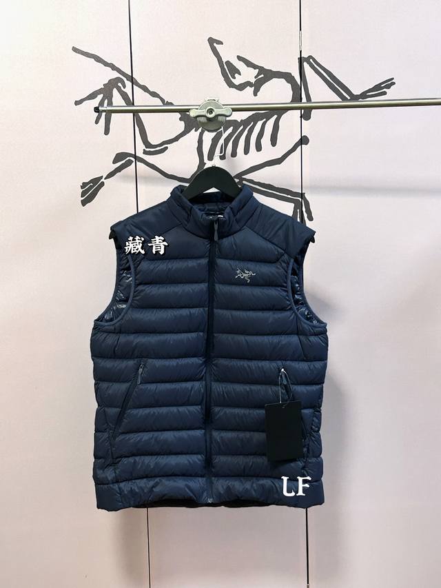 Arcteryx Cerium Vest Solid Color Casual Zipper Stand Collar Goose Down Vest! Dis