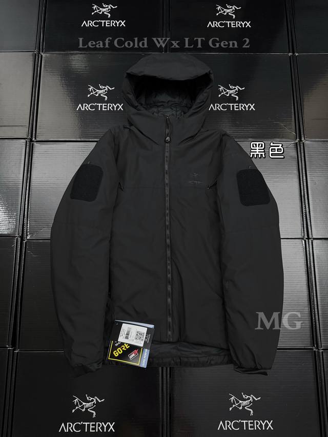 Arcteryx Men's and Women's Military-Style Leaf Cold Gen 2 Hooded Cotton Jacket,