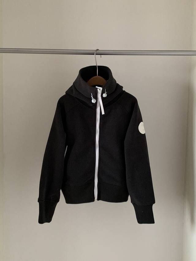 Wool Fleece Canada Goose Chilliwa 01 Hooded Wool Fleece Long-Sleeve Aviator #Can