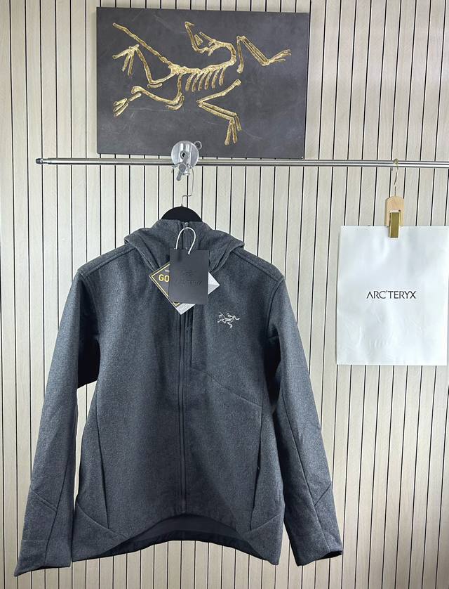 Arc'teryx Sawyer Wool Hoody Black/Grey Real Shot Photos #Arc'teryx# Arc'teryx Sa