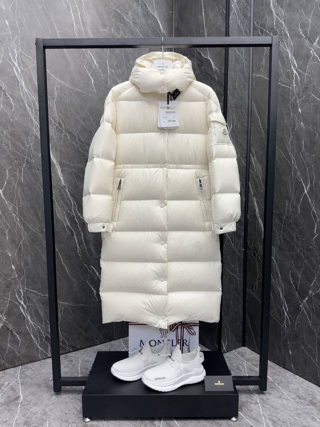 Premium Down Moncler Cavettaz Long Women's Down Jacket. 480g duck down filling,