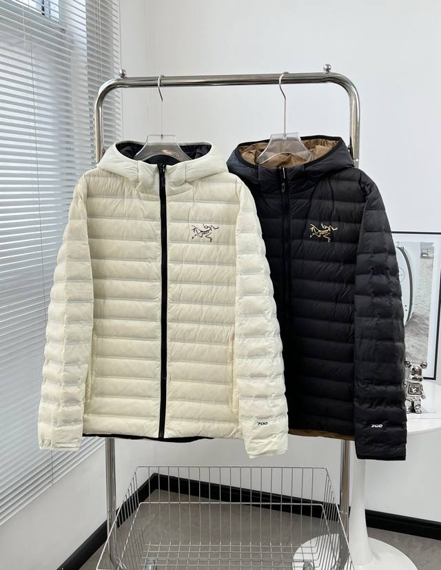 6611# Arcteryx Reversible Lightweight Down Jacket for Couples, New National Stan