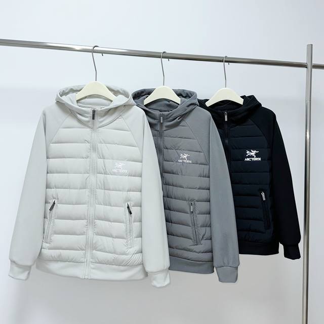 Supply Controlled by Arc'Teryx Knitted Winter Warm Men's Down Jacket! This down