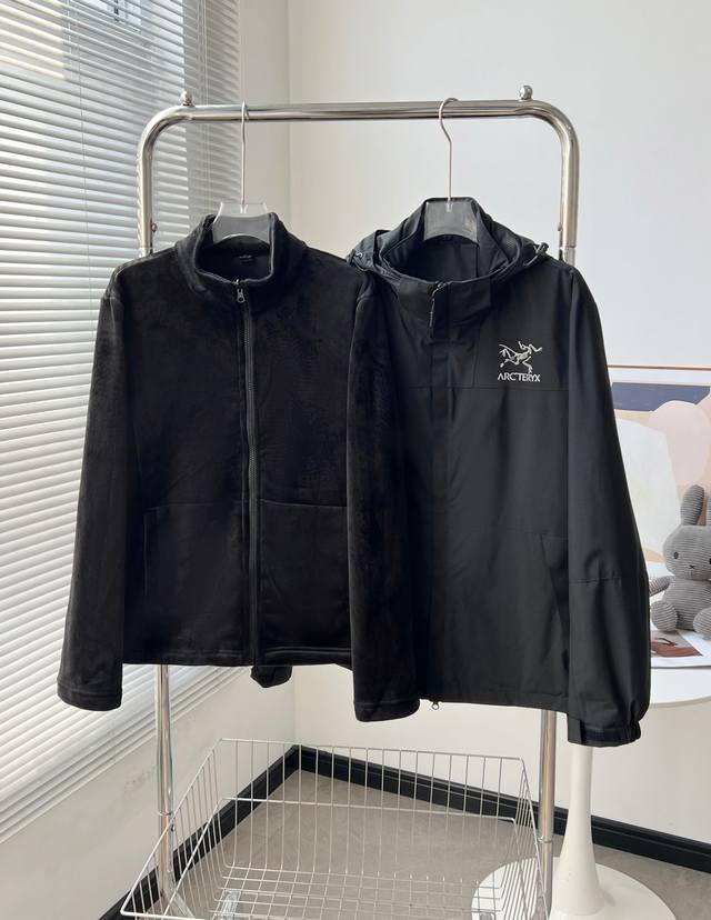 8955# 3-in-1 Silver Fox Fleece Top-Tier Version with Liner Arc'Teryx SS23 New 3-