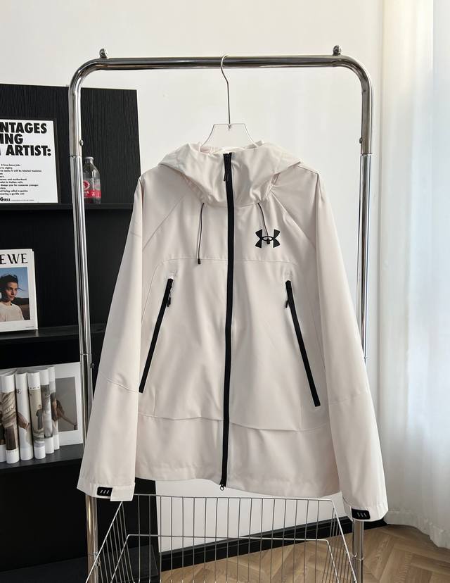 9912# Ua Under Armour Hooded Jacket Couple's Windbreaker Jacket Ddd. Made with o