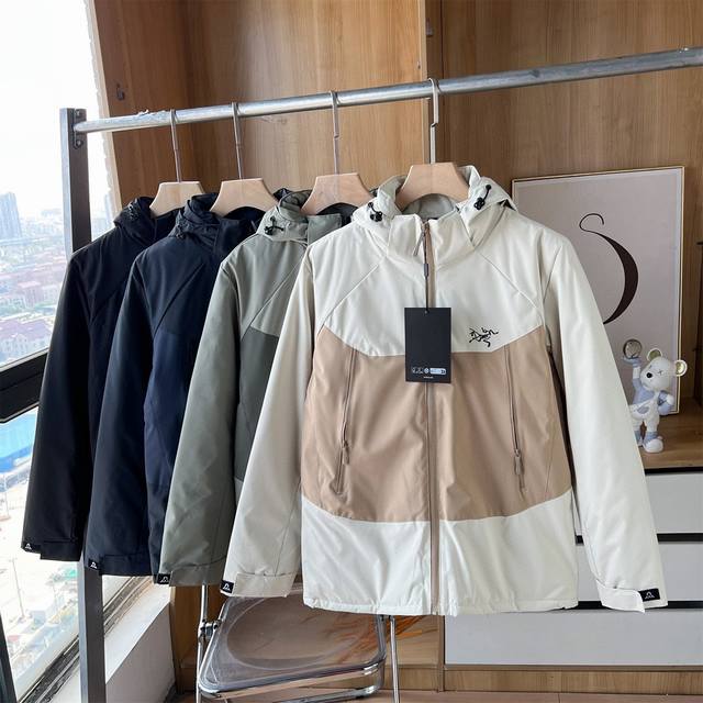 Supply Controlled by Arc'teryx 2024 Winter Cotton-padded Jacket! Couple Style! O