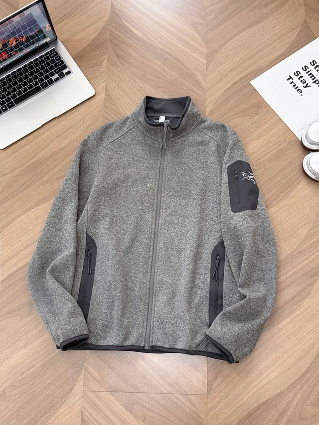 9969# Arc'Teryx Covert Cardigan Outdoor Warm Fleece Cardigan Jacket - Super Popu