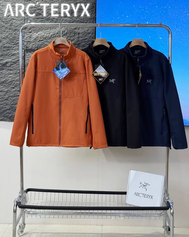 Supply Control Arc'teryx Autumn/Winter New Softshell Fleece-lined Stand Collar W