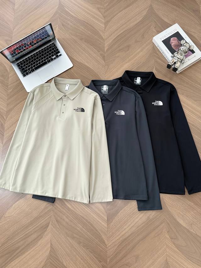 7750# Tnf The North Face New Stand Collar Lapel Sports Long Sleeve Men's Outdoor