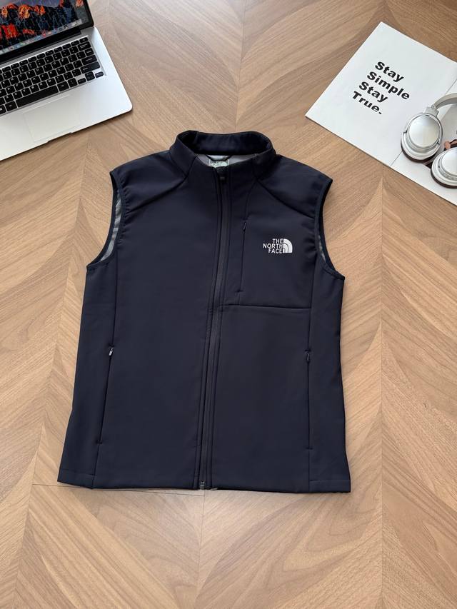 9975# The North Face Outdoor Sports Casual Softshell Stand Collar Vest Jacket -