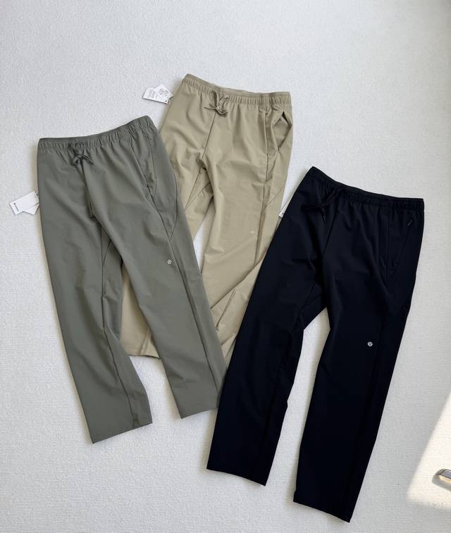 Lulu Lemon Logo Print Autumn/Winter Waterproof Breathable Windproof Straight Le