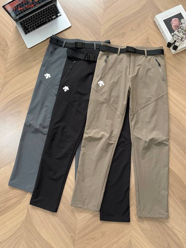 9961# Detachable Belt Descente Men's Outdoor Casual Sports Pants Imported Fabric