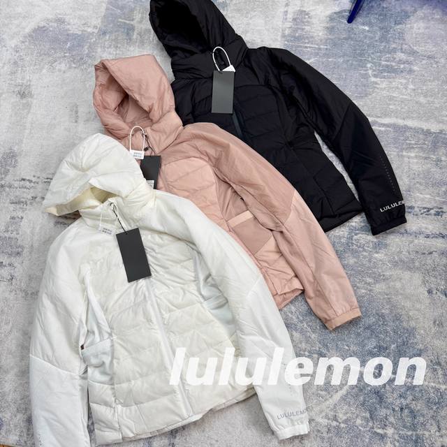 High-quality Lululemon 25Ss Women's Down For It All Slim Fit Hooded Down Yoga Ou