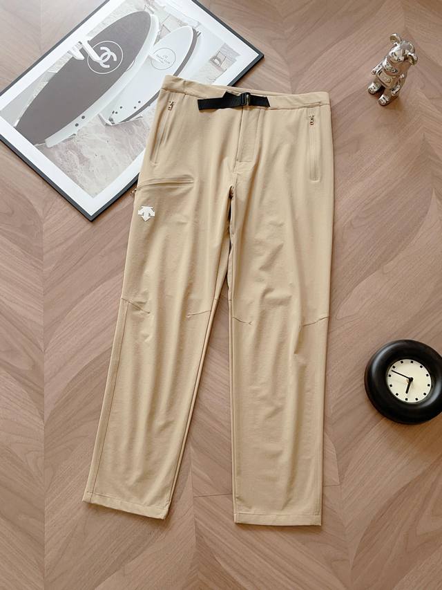 9931# Descente Men's Outdoor Casual Sports Pants Imported Fabric! High-tech mate