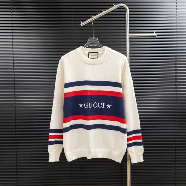 Style: Gucci five-pointed star large letter knit long sweater Size: S-XXL Fabric