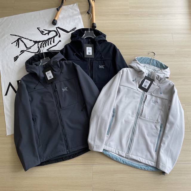 Supply Controlled Quality Arc'teryx Tricolor Softshell Gamma Mx Hoody Solid Colo