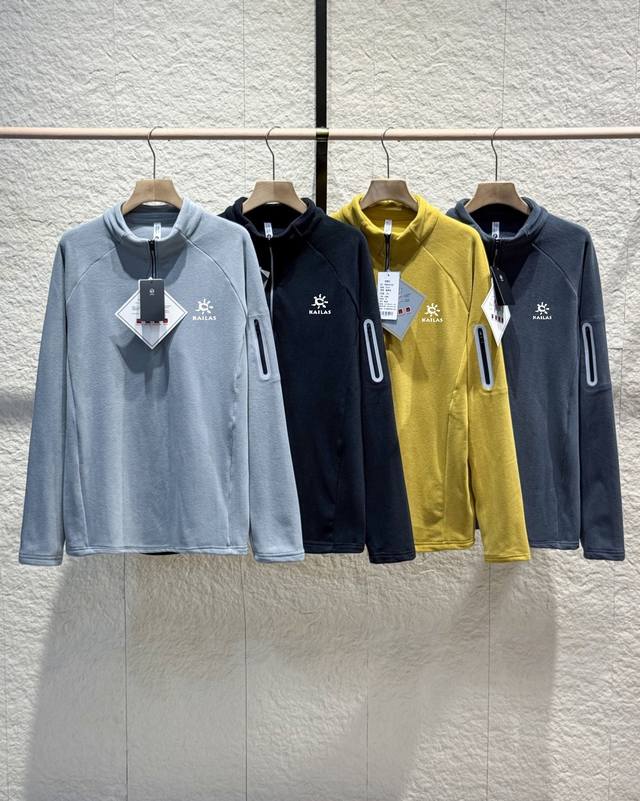 Supply Control Autumn/Winter New Arrival Half-Zip Fleece Jacket Colors: Black, L