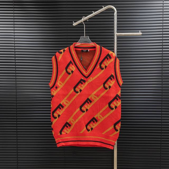 Style: Fendi Snap-on Knit Wool Vest Sizes: S-XL Fabric: Wool Blend Accessories: