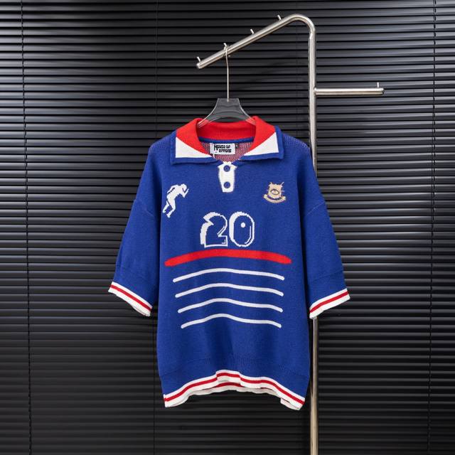 Style: House Of Errors British designer brand eyeball-themed knitted polo sweate