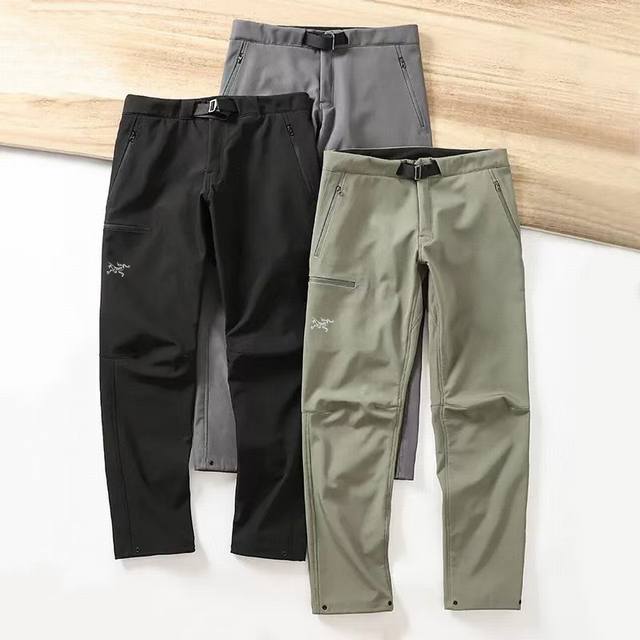 Supply Controlled by Ddd. Arc'teryx softshell fleece-lined trousers, high qualit