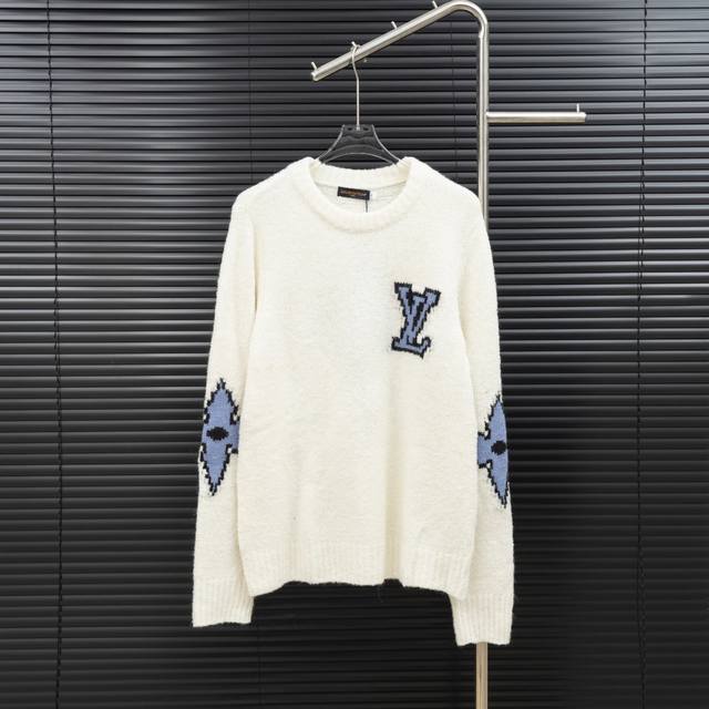Style: Louis Vuitton Lv24 Runway Mohair Knit Long-Sleeve Sweater Sizes: S-XL Fab