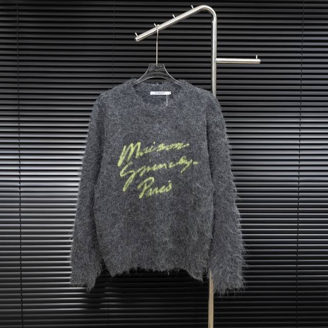 Style: Gvc Givenchy mohair knit long-sleeved sweater Size: S-XL Fabric: Wool ble Style: Gvc Givenchy mohair knit long-sleeved sweater Size: S-XL Fabric: Wool ble