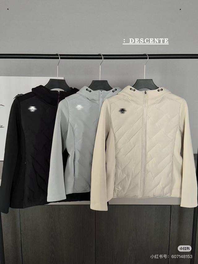 Women's style available (Ddd), men's style only available in black. Descente new