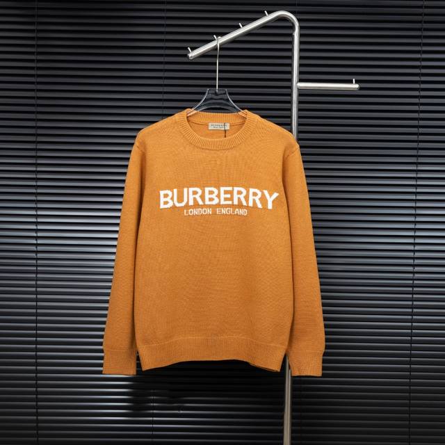 Style: Burberry classic letter long-sleeved sweater Size: S-XL Fabric: Wool blen