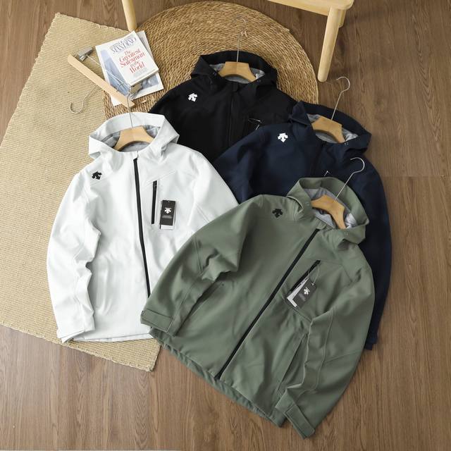 Descente 2025 New Style Fleece-Lined Thickened Outdoor Softshell Fleece-Lined H