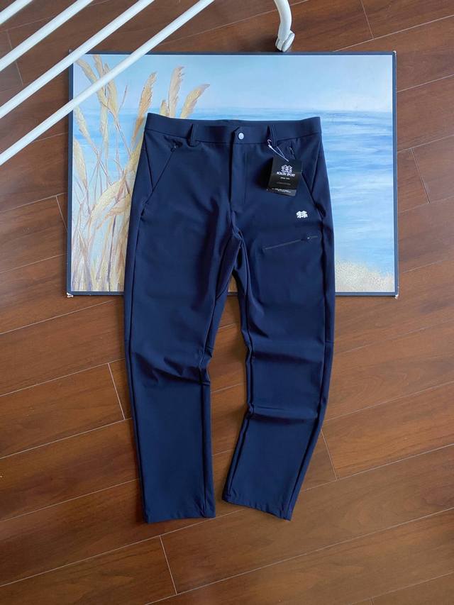 Kolon Sport 2025 Autumn Men's Solid Color Zipper Casual Outdoor Hiking Straight