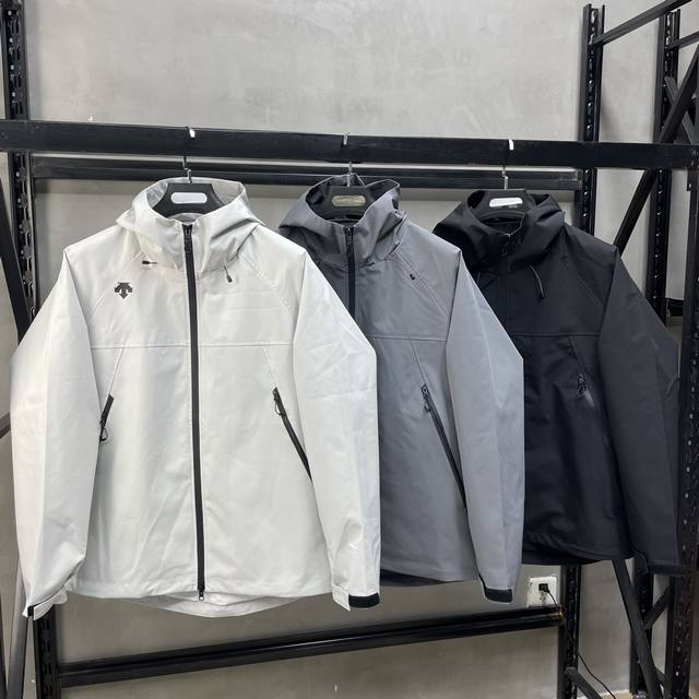 Supply Control Descente Hard Shell Silicone 3D Logo Jacket/Windbreaker Multiple