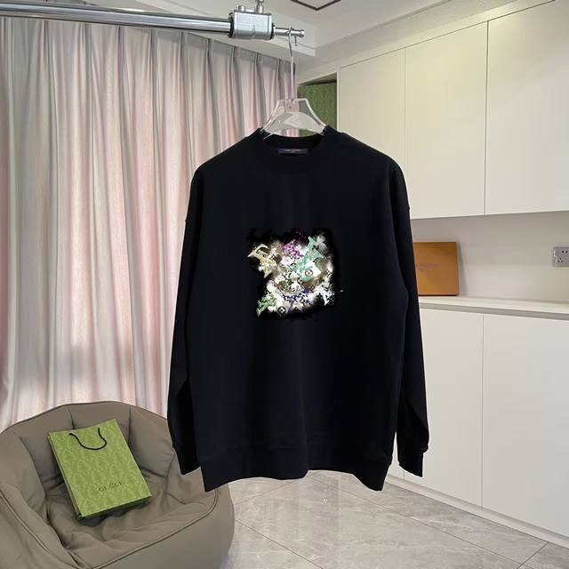 Lv*2025 Autumn/Winter New Style Personalized Letter Logo Print Custom Fabric 400