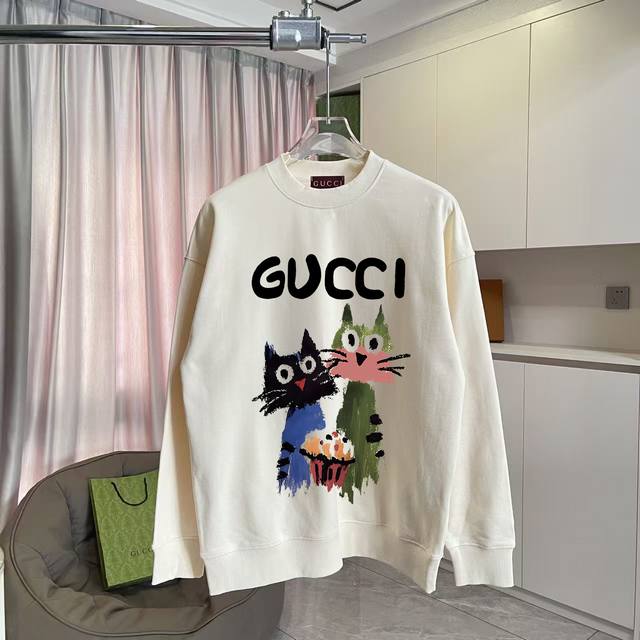 Gucc*2025 Autumn/Winter New Style Personalized Letter Logo Print Custom Fabric 4