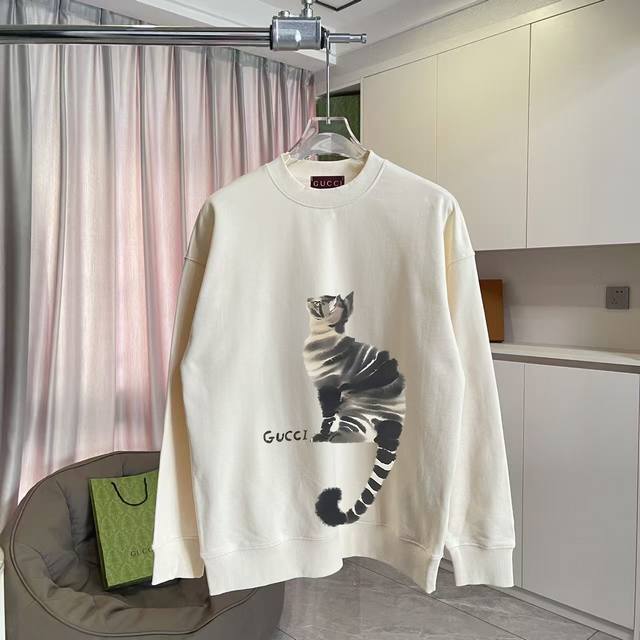 Gucc*2025 Autumn/Winter New Style Personalized Letter Logo Print Custom Fabric 4