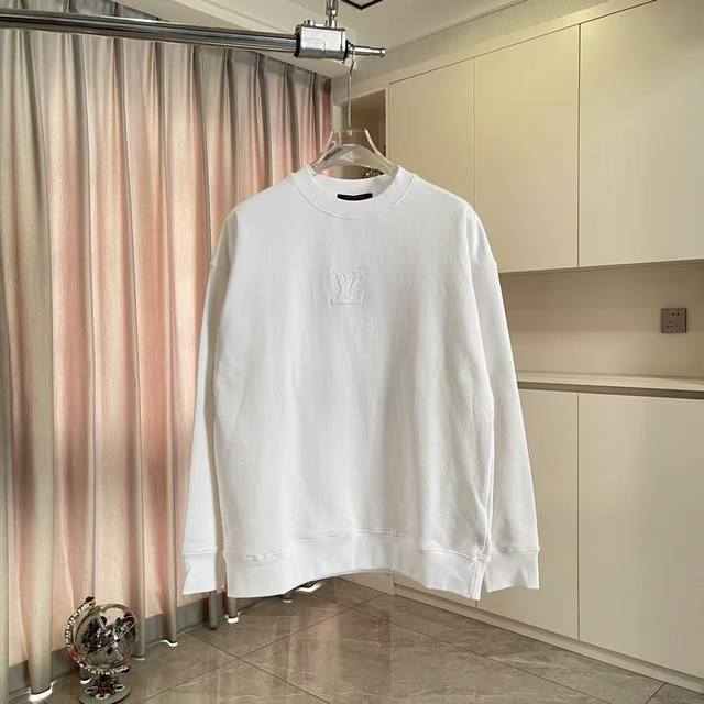 Lv*2025 Autumn/Winter New Vacuum Embroidered Letter Logo, Custom Fabric 400G, Cr