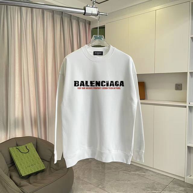 Balenci*Ga Paris 2025 Autumn/Winter New Arrival Unique Letter Logo Print Custom