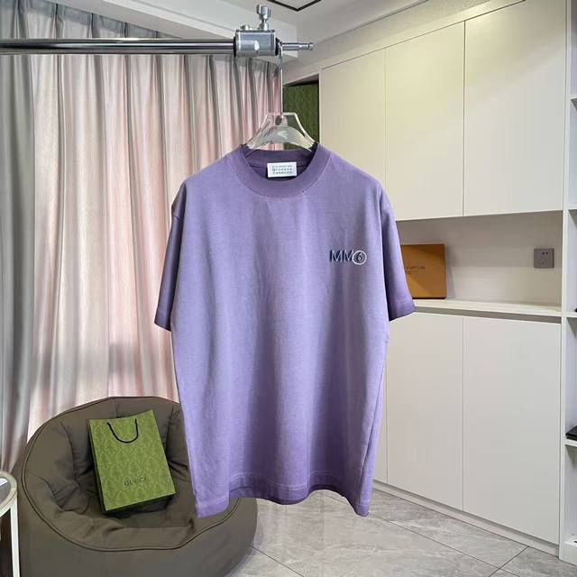 Margiela Mm6 2025 Autumn/Winter New Distressed Gradient Ripped Personalized Logo