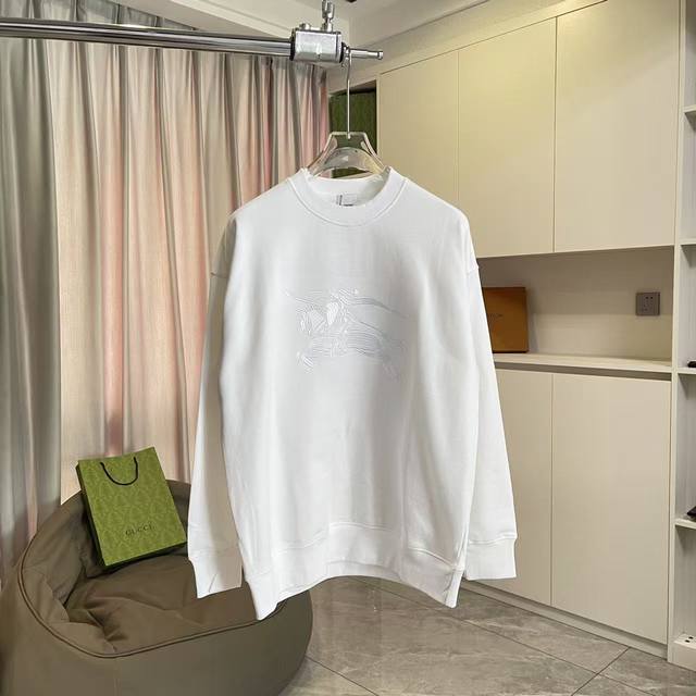 Burberry 2025 Autumn/Winter New Arrival Letter Logo Horse Embroidery Custom Fabr