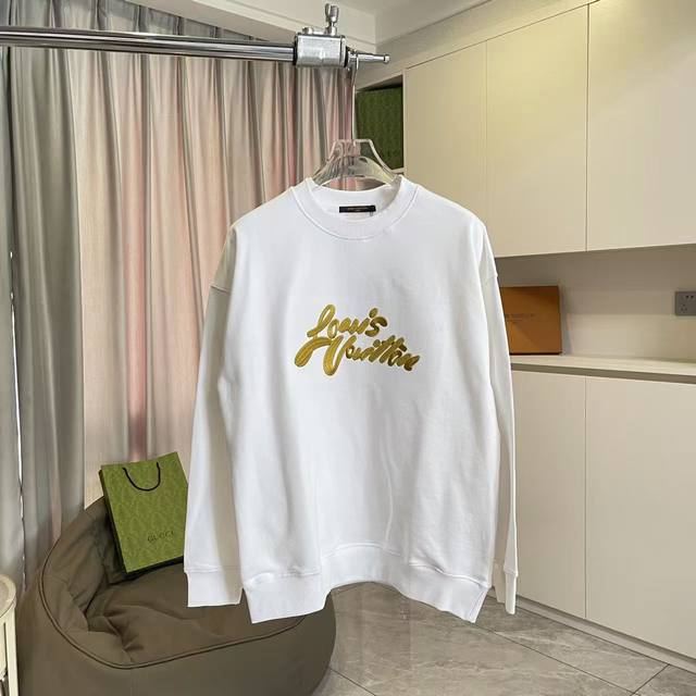 Lv*2025 Autumn/Winter New Arrival, Gold Thread Embroidered Letter Logo, Custom F