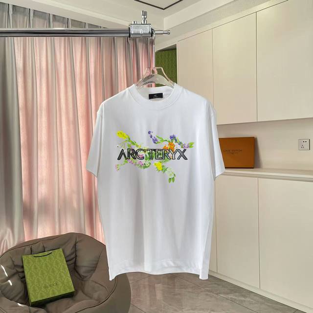 Arc'teryx Little Bird * 2025 Autumn/Winter New Personalized Logo Print Short-Sle