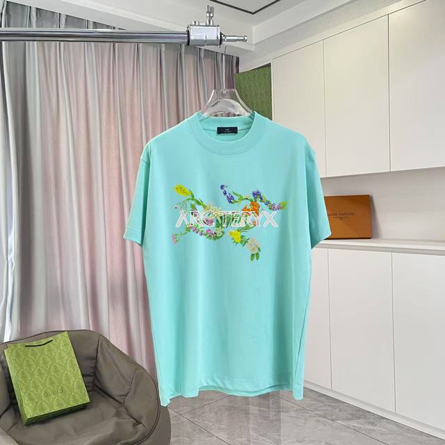 Arc'teryx Little Bird * 2025 Autumn/Winter New Personalized Logo Print Short-Sle