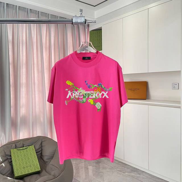 Arc'teryx Little Bird * 2025 Autumn/Winter New Personalized Logo Print Short-Sle