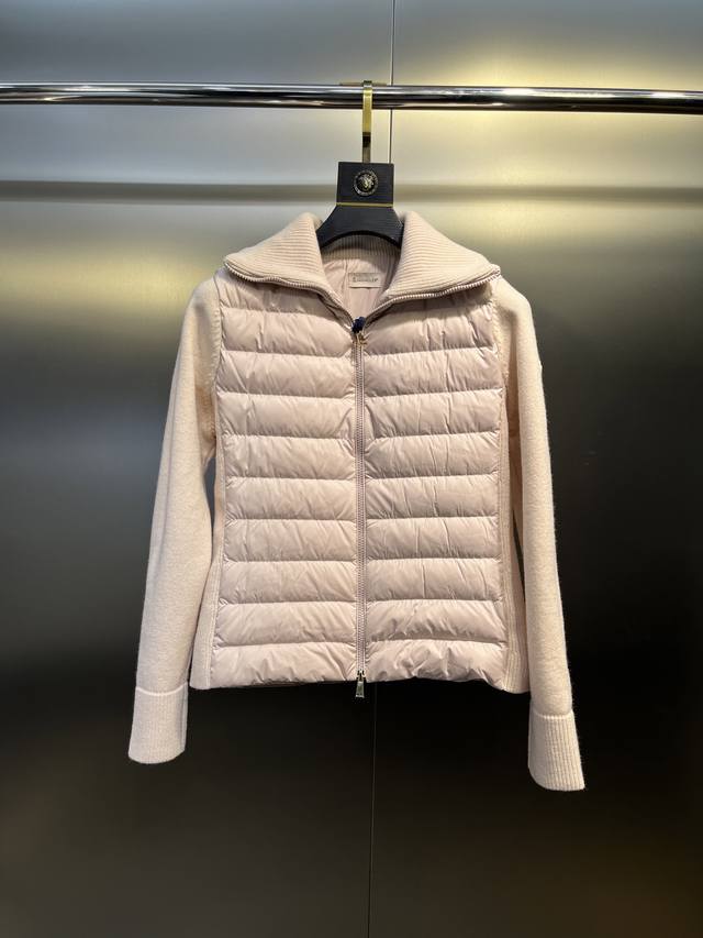 Moncler 25Fw Fall/Winter New Arrival Men's Lined Wool Zip-Up Hooded Jacket. This