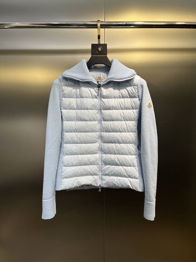 Moncler 25Fw Fall/Winter New Arrival Men's Lined Wool Zip-Up Hooded Jacket. This