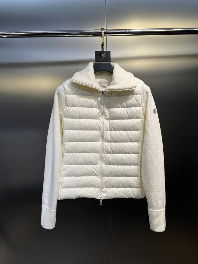 Moncler 25Fw Fall/Winter New Arrival Men's Lined Wool Zip-Up Hooded Jacket. This